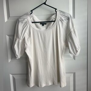 J. Crew Women's Cream Puff Sleeve Blouse
